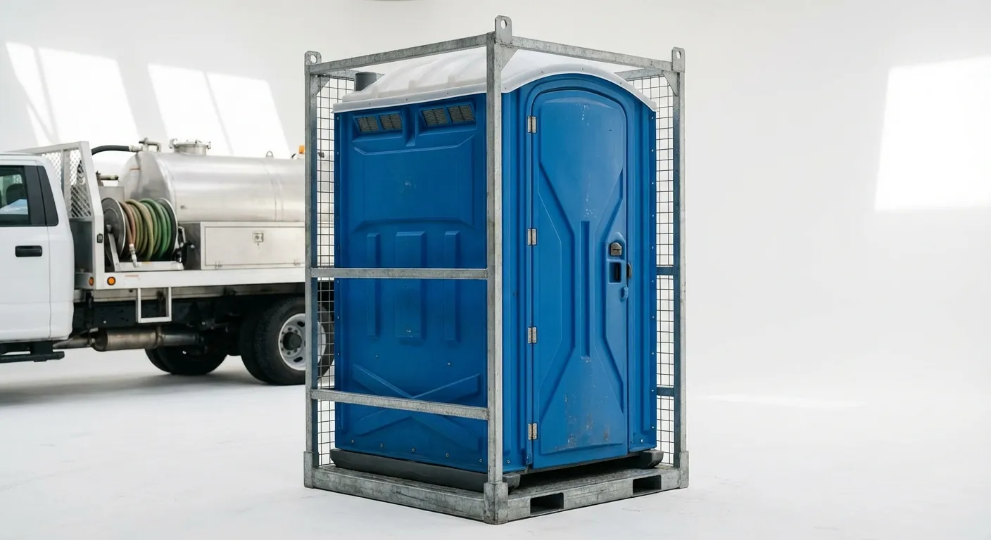 Crane-Liftable Portable Toilet Technical Specifications in Lynchburg, VA