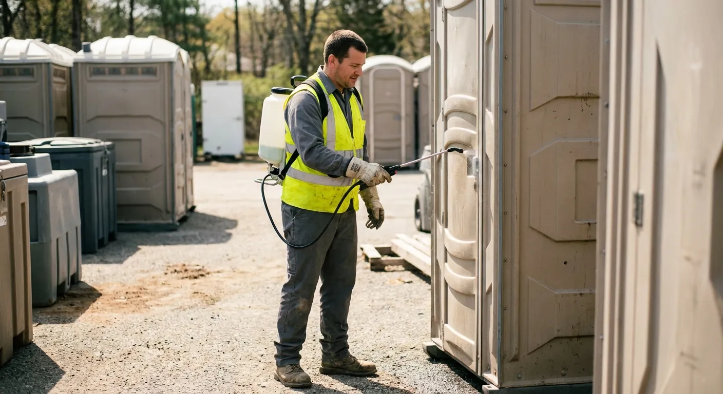Sanitation safety protocols and portable restroom rental in Lynchburg, VA