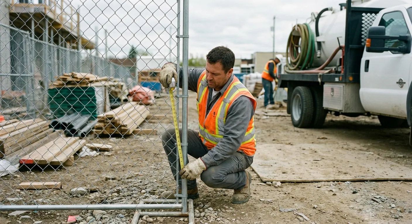 Portable toilet site planning and placement logistics in Lynchburg, VA